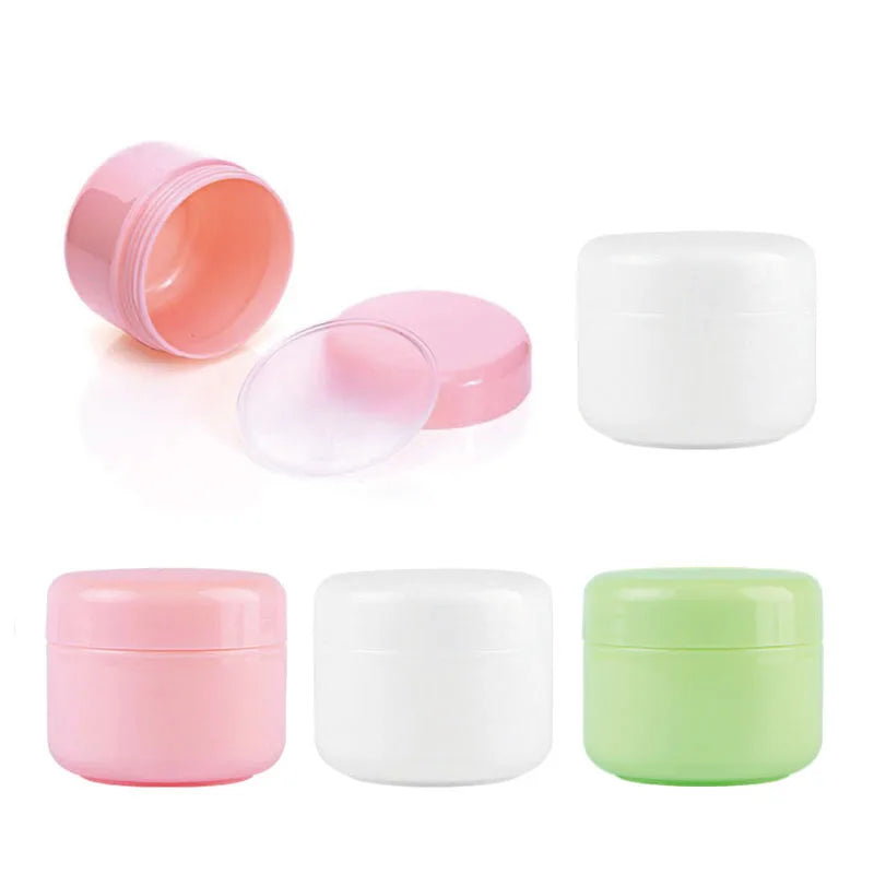 PinkGlow Refillable Cosmetic Tub 5 Pack