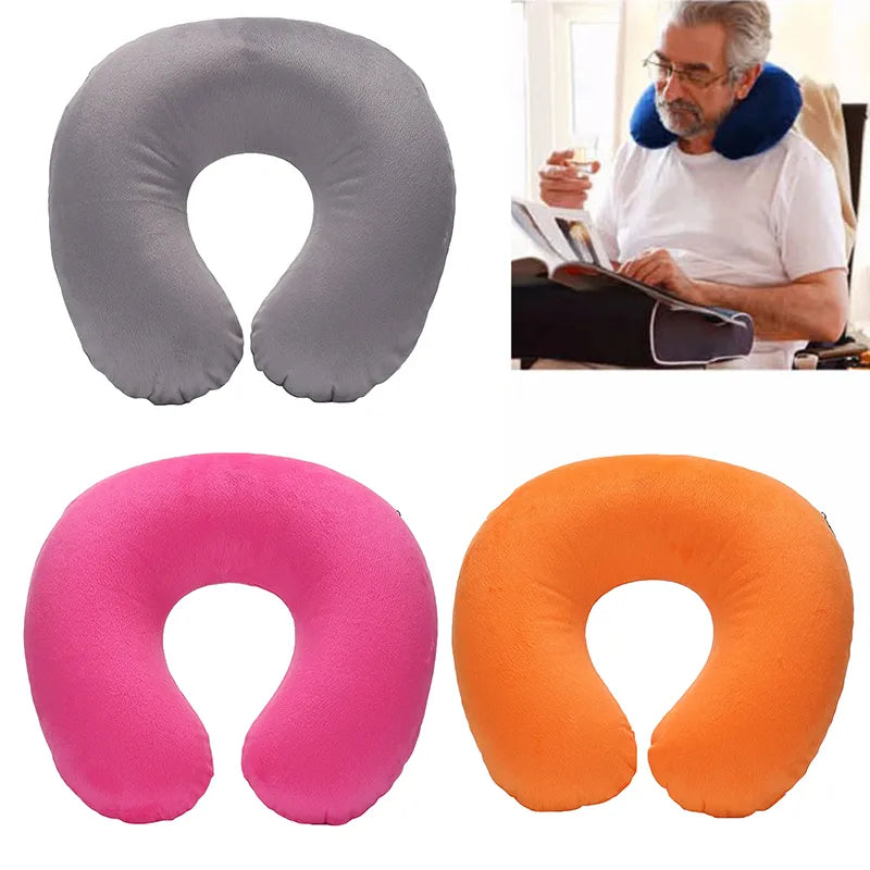 AirCloud Inflatable U-Shaped Travel Pillow